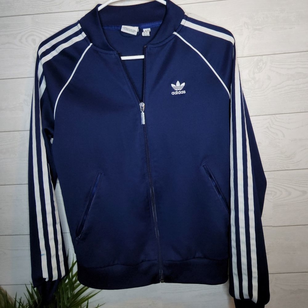 ADIDAS classic track jacket three stripes
